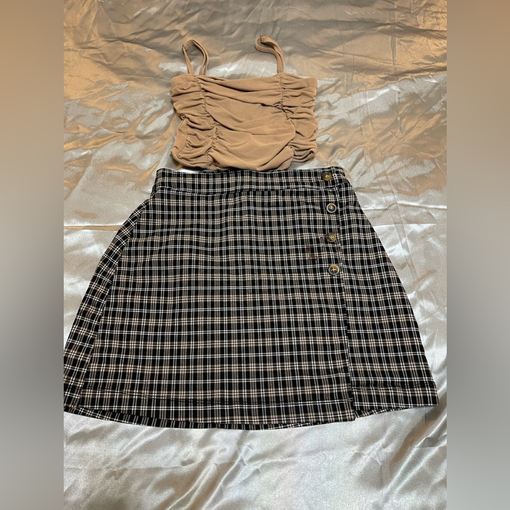 Hollister Skirt and Crop Top